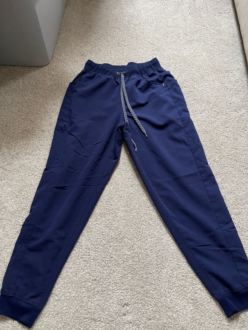 Jaanuu Navy Blue Drawstring Jogger Pants